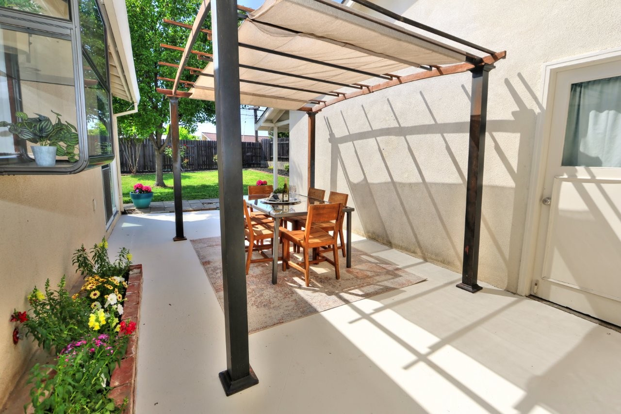 Breezeway area updated during market preparation