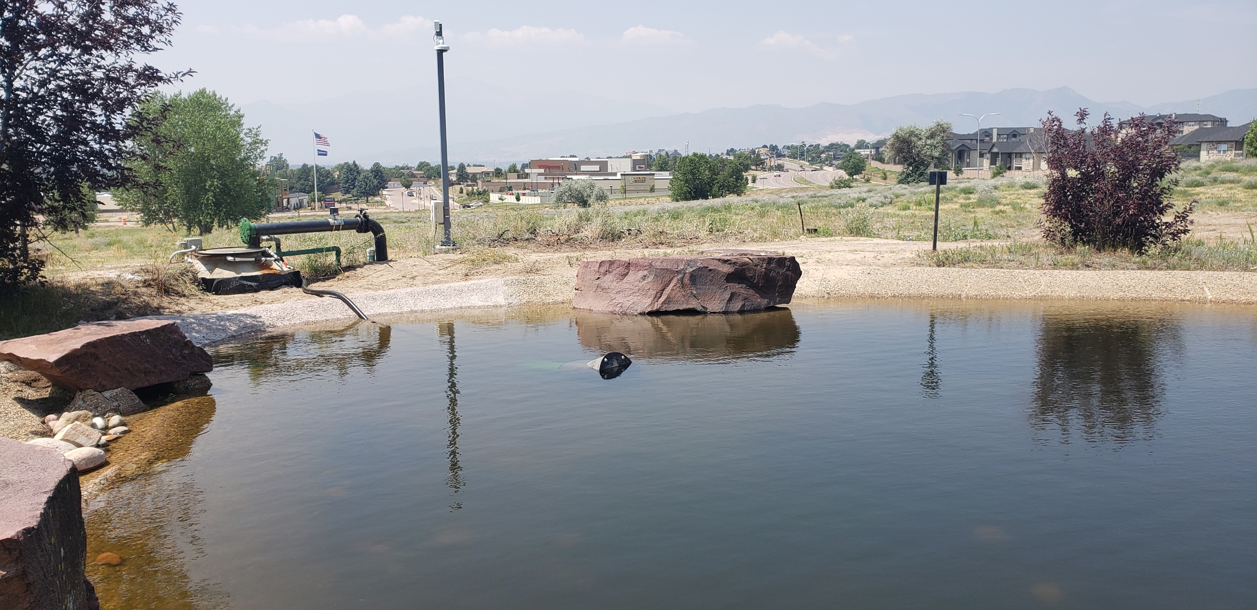 Completed pond restoration